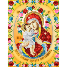 Схема вышивки бисером иконы "Божия Матерь Жировицкая" (Схема или набор)