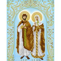 Схема для вышивания бисером иконы "Святые Петр и Феврония" (Схема или набор)