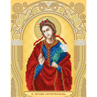 Схема для вышивания бисером иконы "Святая Мирослава Константинопольская" (Схема или набор)