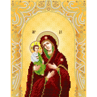 Схема вышивки бисером иконы "Пресвятая Богородица "Троеручица"" (Схема или набор)