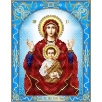 Схема иконы под вышивку бисером "Божия Матерь Знамение" (Схема или набор)