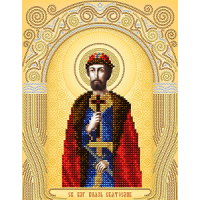 Схема вышивки бисером иконы "Святой Благоверный Князь Святослав" (Схема или набор)
