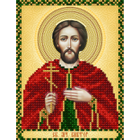 Схема для вышивания бисером иконы "Святой Мученик Виктор" (Схема или набор)