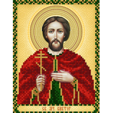 Схема для вышивания бисером иконы "Святой Мученик Виктор" (Схема или набор)