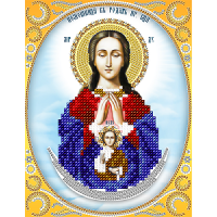 Схема вышивки бисером иконы "Божия Матерь Помощница в родах" (Схема или набор)