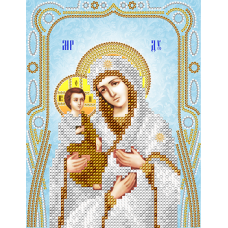 Схема вышивки бисером иконы "Пресвятая Богородицы "Троеручица"" (Схема или набор)