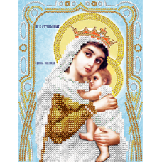 Схема вышивки бисером иконы "Пресвятая Богородица "Отчаянных единая надежда"" (Схема или набор)