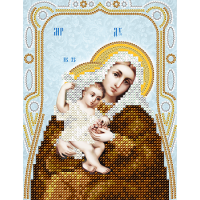 Схема вышивки бисером иконы  "Божия Матерь Покрывающая" (Схема или набор)