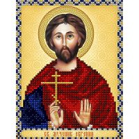 Схема для вышивания бисером иконы "Святой Мученик Евгений" (Схема или набор)