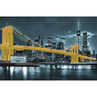 Схема для вышивки бисером "Бруклинский мост (жёлтый)" (Схема или набор)
