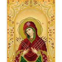 Схема для вышивания бисером иконы "Пресвятая Богородица Семистрельная" (Схема или набор)