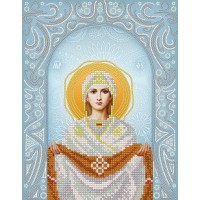 Схема вышивки бисером иконы "Покров Пресвятой Богородицы" (Схема или набор)