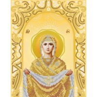 Схема вышивки бисером иконы "Покров Пресвятой Богородицы" (Схема или набор)