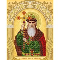 Схема для вышивания бисером иконы "Святой Равноапостольный Великий князь Владимир" (Схема или набор)