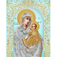 Схема иконы под вышивку бисером "Пресвятая Богородица Неувядаемый цвет" (Схема или набор)