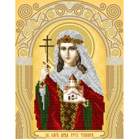 Схема вышивки бисером иконы "Святая Благоверная Царица Тамара" (Схема или набор)