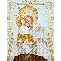 Схема иконы под вышивку бисером "Божия Матерь Почаевская" (Схема или набор)