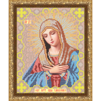 Схема иконы под вышивку бисером "Св. Богородица "Умиление"" (Схема или набор)
