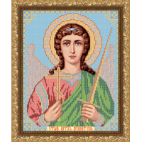 Схема иконы под вышивку бисером "Святой  Ангел Хранитель" (Схема или набор)