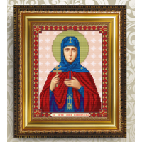 Схема для вышивания бисером иконы «Святая преподобная Анна Кашинская» (Схема или набор)