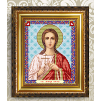Схема для вышивания бисером иконы «Святая Мученица Вера» (Схема или набор)