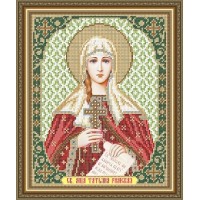 Икона для вышивки бисером "Святая мученица Татьяна Римская" (Схема или набор)