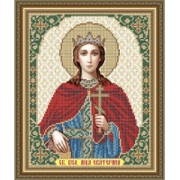 Икона для вышивки бисером "Святая великомученица Екатерина" (Схема или набор)