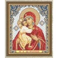 Схема для вышивания бисером иконы «Феодоровская Образ Пресвятой Богородицы» (Схема или набор)