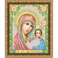 Схема иконы под вышивку бисером "Пресвятая Богородица "Казанская"" (Схема или набор)