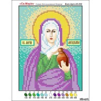 Схема для вышивки бисером иконы "Святая Мария Магдалина" (Схема или набор)