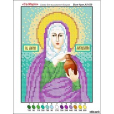 Схема для вышивки бисером иконы "Святая Мария Магдалина" (Схема или набор)