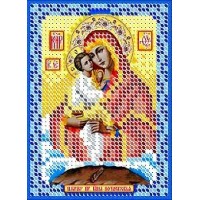 Икона для вышивки бисером "Божия Матерь Почаевская" (Схема или набор)