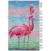 Схема для вышивки бисером "Фламинго" (Схема или набор)