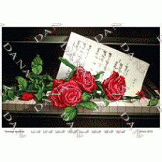 Схема для вышивки бисером "Розы на рояле" (Схема или набор)