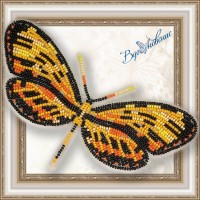 Набор магнит- бабочка для вышивки бисером «Механитис Менапис».