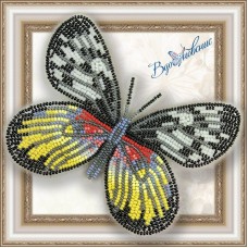 Набор магнит- бабочка для вышивки бисером «Делия Тисбе».