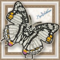 Набор магнит- бабочка для вышивки бисером «Харакс Нобилис».