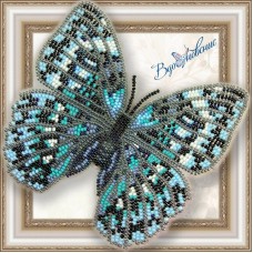 Набор магнит- бабочка для вышивки бисером «Стихтофальма Годфри».