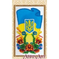 Набор для вышивки бисером открытки «Украина».