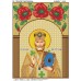 Схема иконы под  вышивку бисером "Св. Николай Чудотворец" (схема или набор)