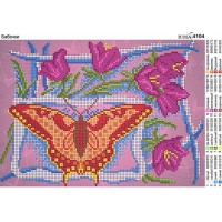 Схема под вышивку бисером "Бабочка" (схема или набор)