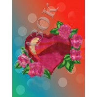 Схема под вышивку бисером "Розы любви" (Схема или набор)