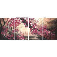 Модульная картина под вышивку бисером "Волшебство Японии" (картина или набор)