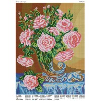 Схема под вышивку бисером "Букет чайных роз" (Схема или набор)