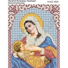 Икона для вышивки бисером "Пресвятая Богородица "Кормящая"" (Схема или набор)