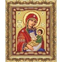 Схема иконы под вышивку бисером "Пресвятая Богородица Утоли моя печали" (схема или набор)