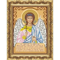 Схема иконы под вышивку бисером "Святой Ангел Хранитель (с молитвой)" (схема или набор)