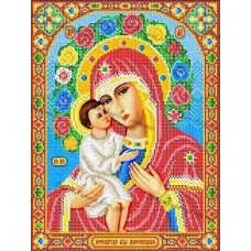 Схема иконы под вышивку бисером "Пресвятая Богородица Жировицкая" (схема или набор)