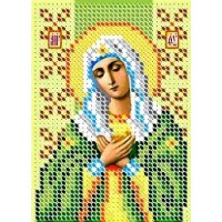 Икона для вышивки бисером "Пресвятая Богородица Умиление" (Схема или набор)