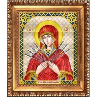 Схема для вышивки бисером  "Пресвятая Богородица Семистрельная" (Схема или набор)